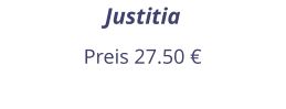 Justitia Preis 27.50 €
